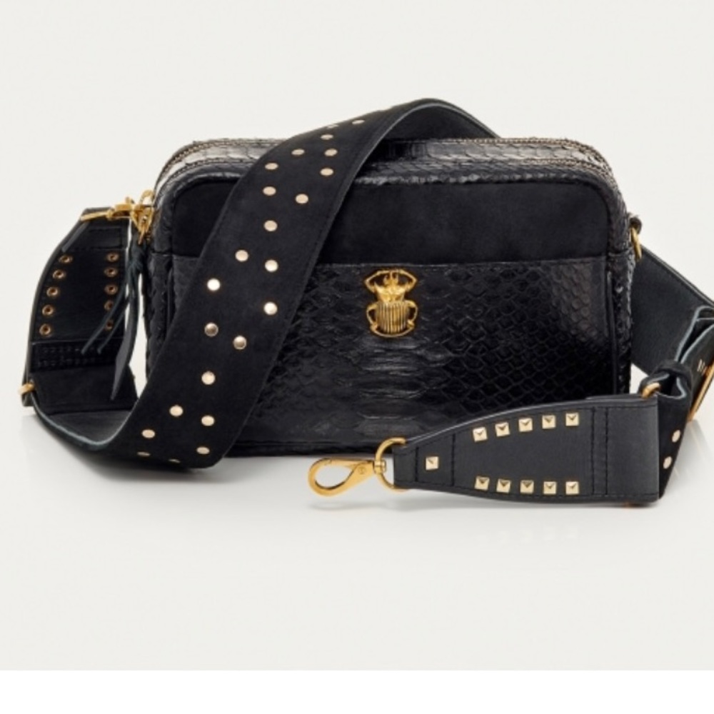 Claris Virot bag. Python and leather.